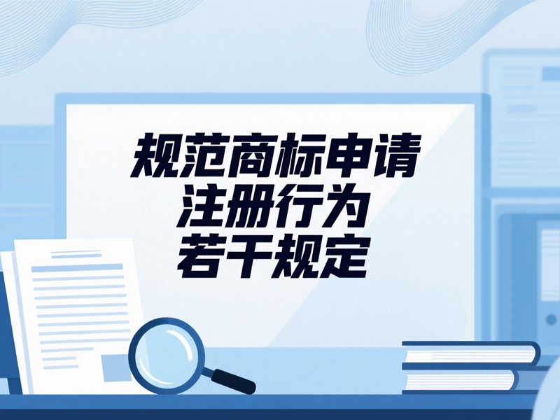 《规范商标申请注册行为若干规定》