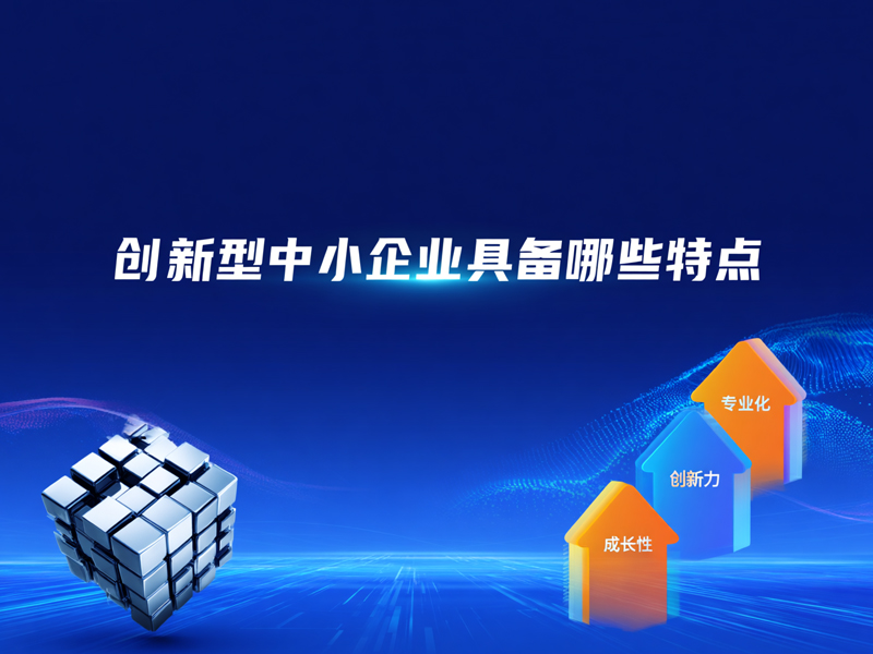创新型中小企业具备哪些特点