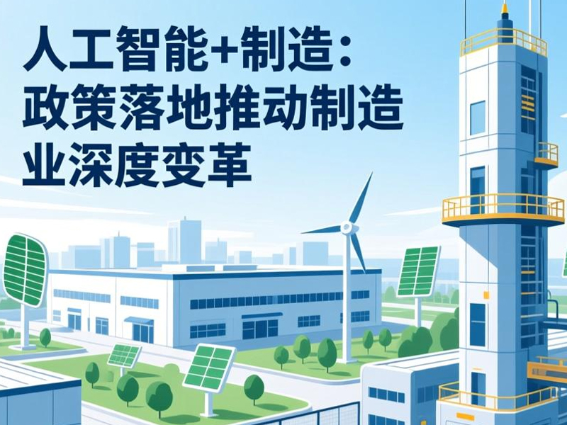 人工智能+制造：政策落地推动制造业深度变革