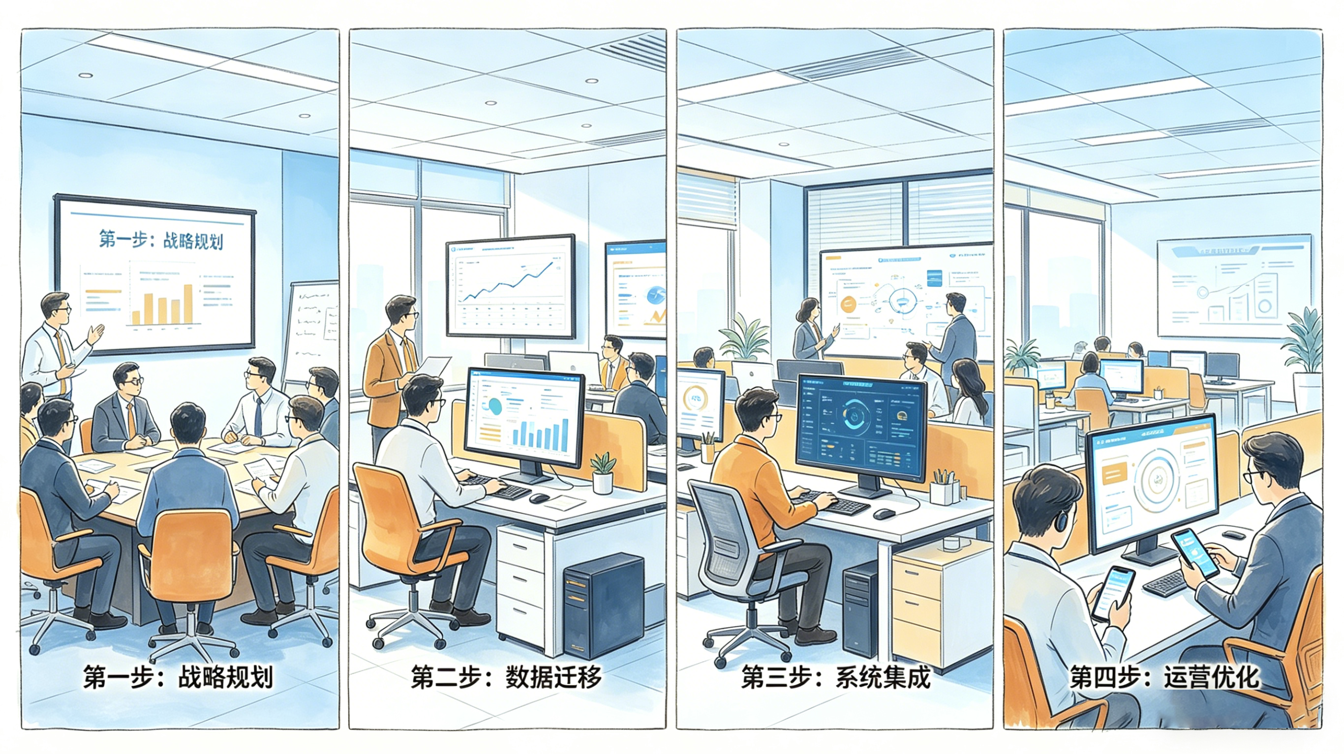 什么是企业数字化？从手工操作到智能决策，看懂数字化转型全流程