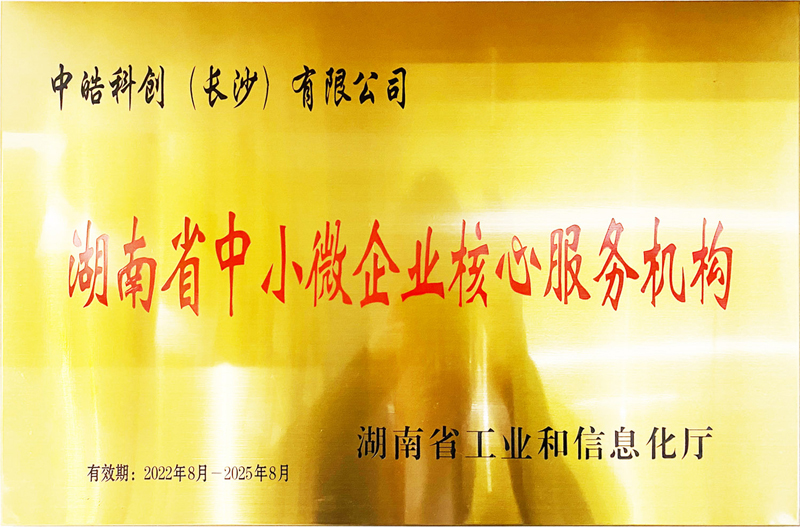 湖南省中小微企业核心服务机构
